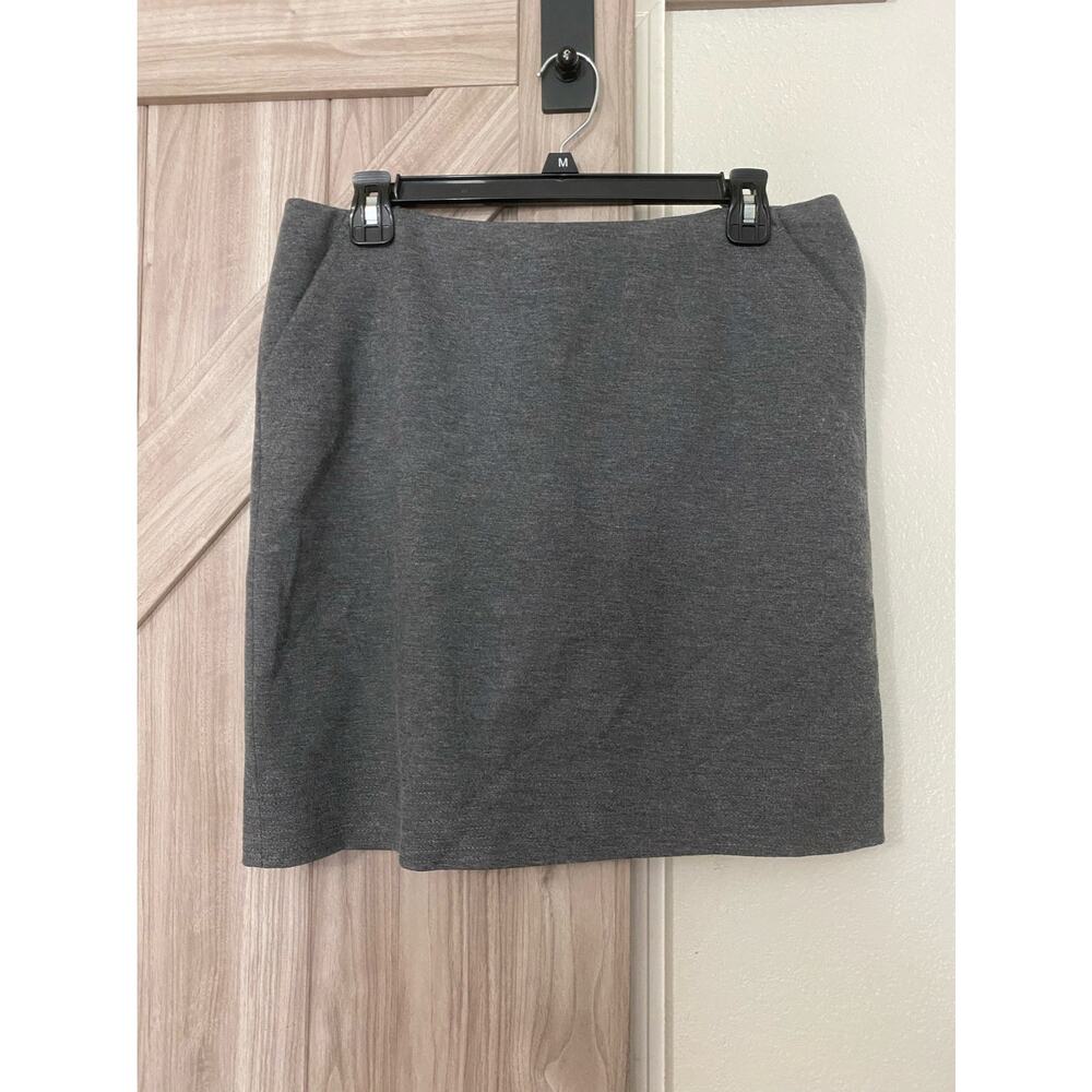 INC International concepts gray mini skirt size 10